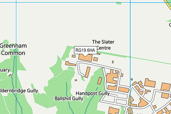 RG19 6HA map - OS VectorMap District (Ordnance Survey)