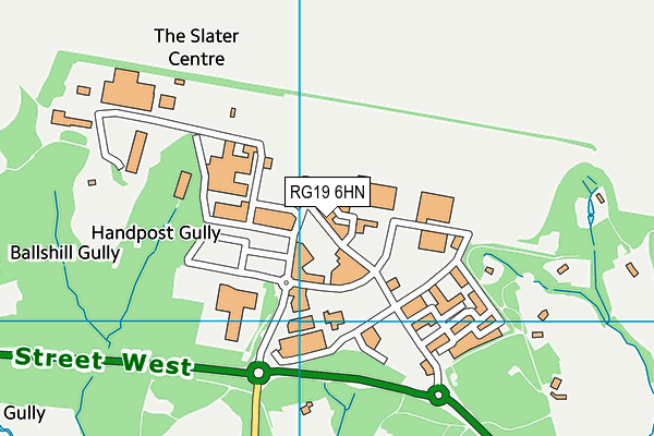 RG19 6HN map - OS VectorMap District (Ordnance Survey)