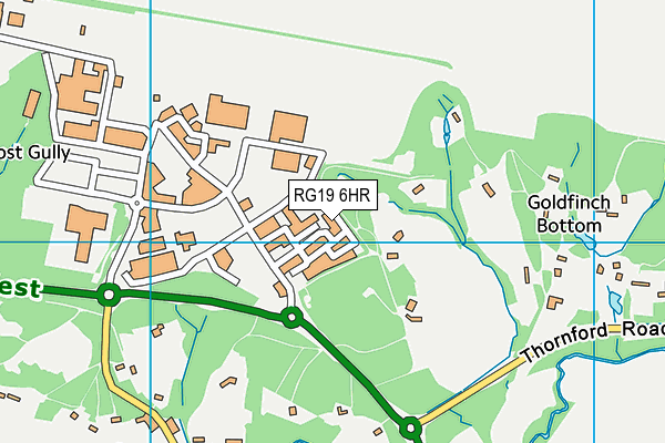 RG19 6HR map - OS VectorMap District (Ordnance Survey)