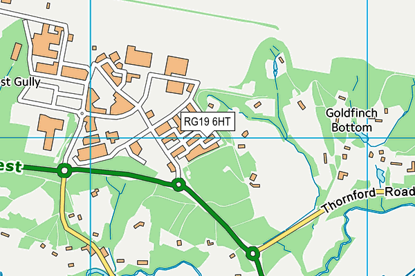 RG19 6HT map - OS VectorMap District (Ordnance Survey)