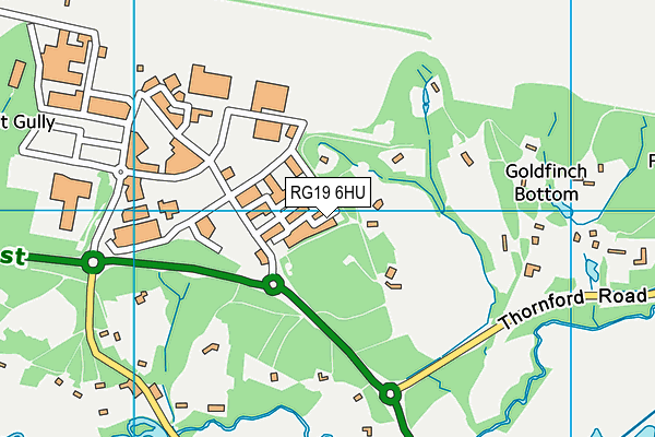 RG19 6HU map - OS VectorMap District (Ordnance Survey)
