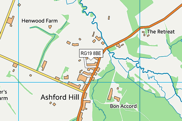 Ashford Hill Playing Field map (RG19 8BE) - OS VectorMap District (Ordnance Survey)