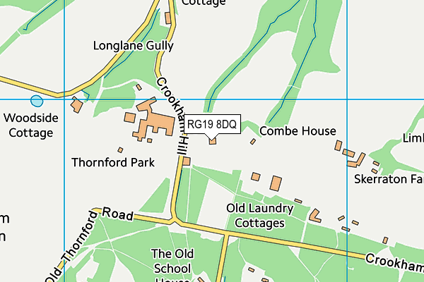 RG19 8DQ map - OS VectorMap District (Ordnance Survey)