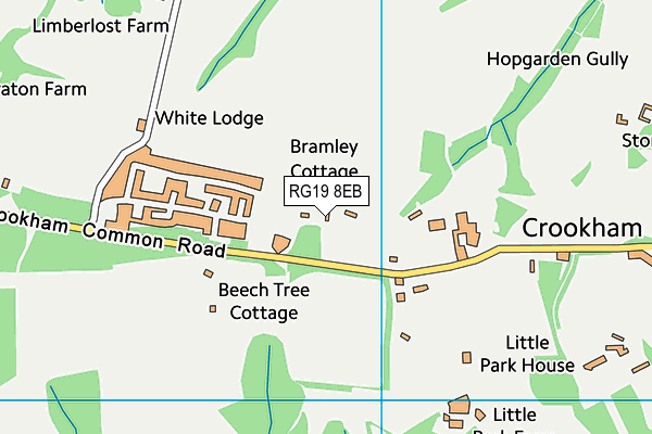 RG19 8EB map - OS VectorMap District (Ordnance Survey)