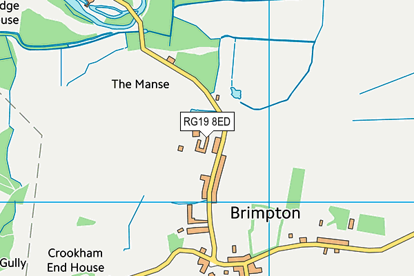 RG19 8ED map - OS VectorMap District (Ordnance Survey)