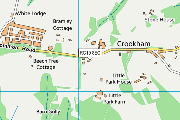 Brimpton Recreation Ground (Closed) map (RG19 8EG) - OS VectorMap District (Ordnance Survey)