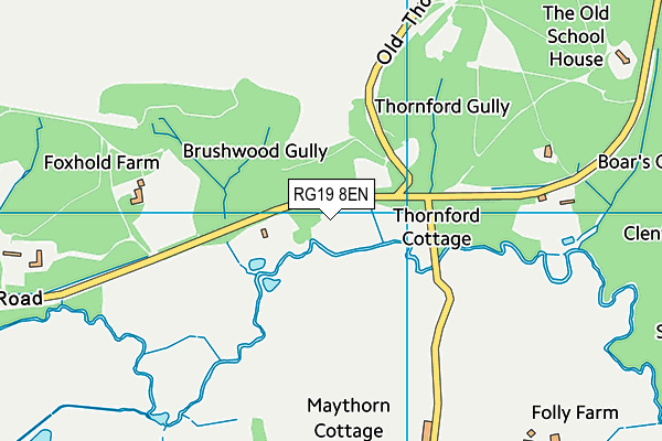 RG19 8EN map - OS VectorMap District (Ordnance Survey)