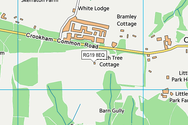 RG19 8EQ map - OS VectorMap District (Ordnance Survey)