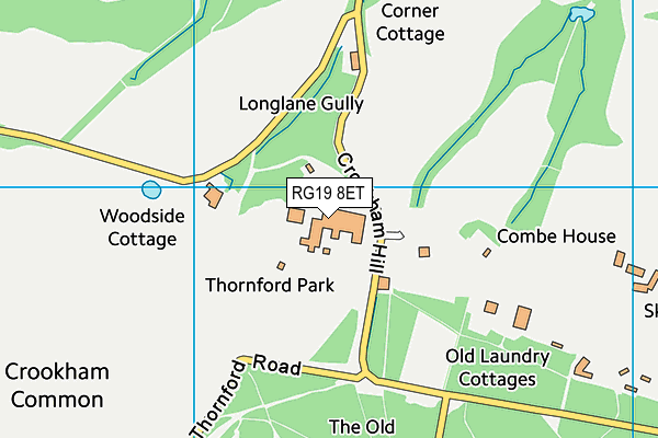 Crookham Common Athletics Track map (RG19 8ET) - OS VectorMap District (Ordnance Survey)
