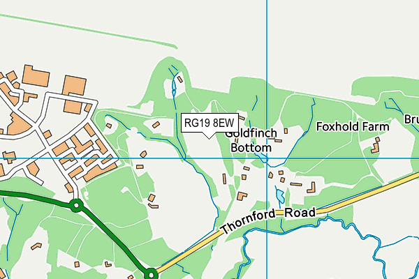 RG19 8EW map - OS VectorMap District (Ordnance Survey)