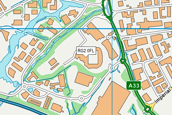 RG2 0FL map - OS VectorMap District (Ordnance Survey)