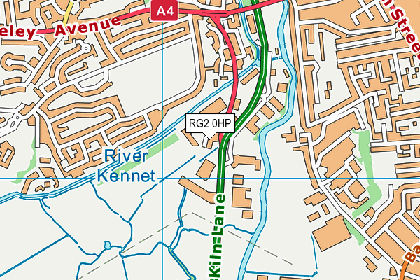 RG2 0HP map - OS VectorMap District (Ordnance Survey)