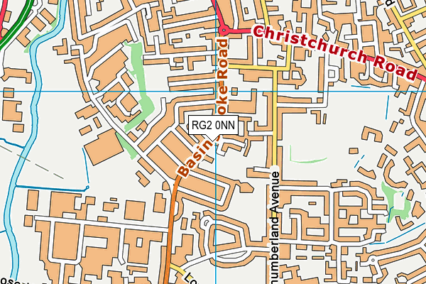 RG2 0NN map - OS VectorMap District (Ordnance Survey)