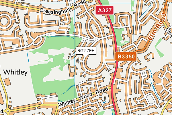 RG2 7EH map - OS VectorMap District (Ordnance Survey)