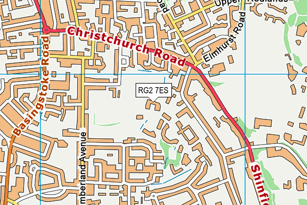 Cintra Park map (RG2 7ES) - OS VectorMap District (Ordnance Survey)