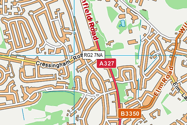 RG2 7NA map - OS VectorMap District (Ordnance Survey)