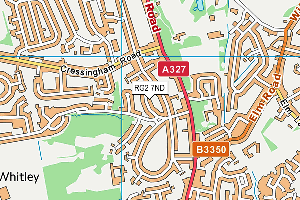 RG2 7ND map - OS VectorMap District (Ordnance Survey)