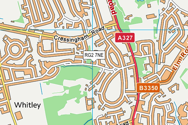 RG2 7NE map - OS VectorMap District (Ordnance Survey)