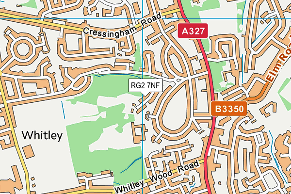 RG2 7NF map - OS VectorMap District (Ordnance Survey)