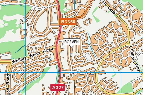 RG2 8EN map - OS VectorMap District (Ordnance Survey)