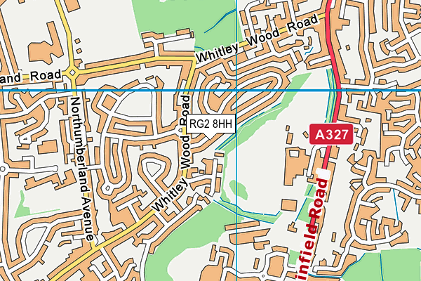 RG2 8HH map - OS VectorMap District (Ordnance Survey)
