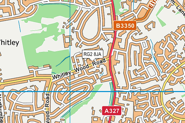 RG2 8JA map - OS VectorMap District (Ordnance Survey)