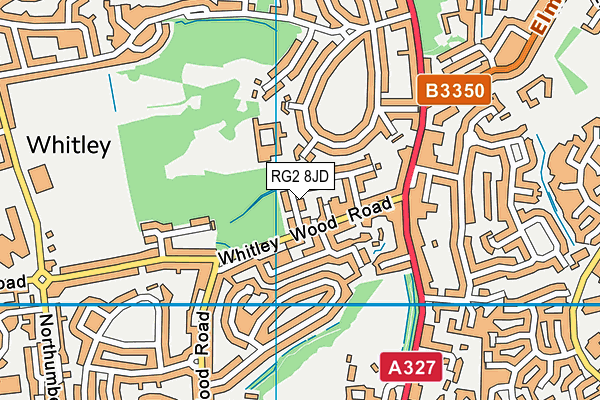 The Ridgeway Primary School map (RG2 8JD) - OS VectorMap District (Ordnance Survey)