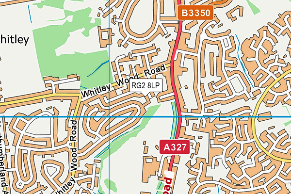 RG2 8LP map - OS VectorMap District (Ordnance Survey)