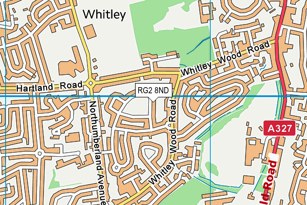 RG2 8ND map - OS VectorMap District (Ordnance Survey)