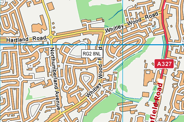 RG2 8NL map - OS VectorMap District (Ordnance Survey)