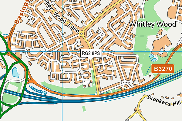 RG2 8PS map - OS VectorMap District (Ordnance Survey)