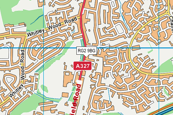 RG2 9BG map - OS VectorMap District (Ordnance Survey)