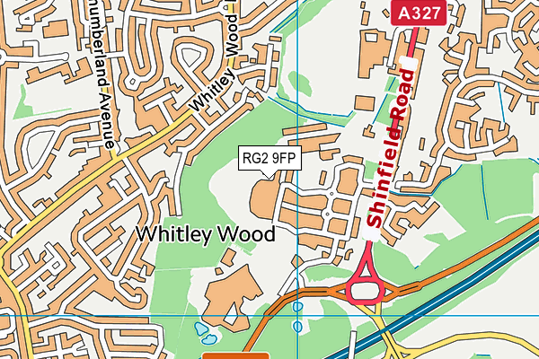 RG2 9FP map - OS VectorMap District (Ordnance Survey)