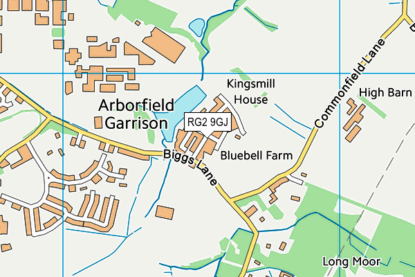 RG2 9GJ map - OS VectorMap District (Ordnance Survey)