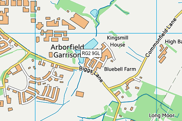 RG2 9GL map - OS VectorMap District (Ordnance Survey)