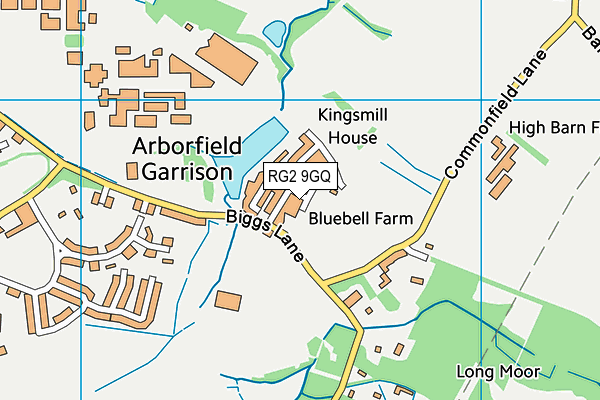 RG2 9GQ map - OS VectorMap District (Ordnance Survey)