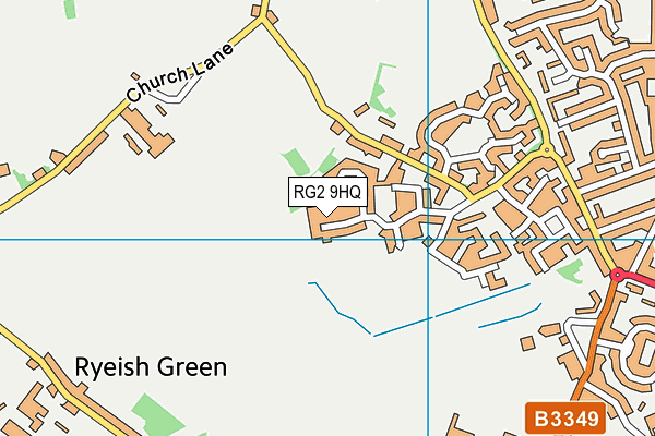 RG2 9HQ map - OS VectorMap District (Ordnance Survey)
