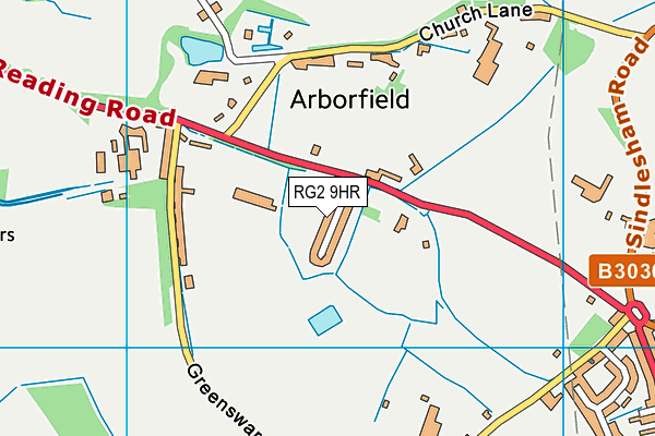 RG2 9HR map - OS VectorMap District (Ordnance Survey)