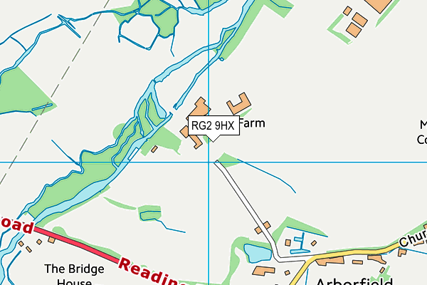 RG2 9HX map - OS VectorMap District (Ordnance Survey)