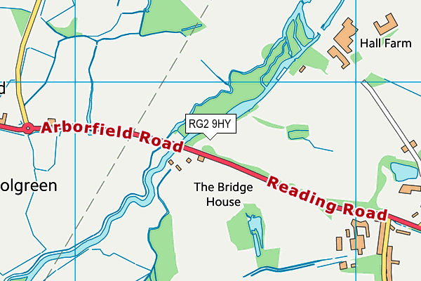 RG2 9HY map - OS VectorMap District (Ordnance Survey)