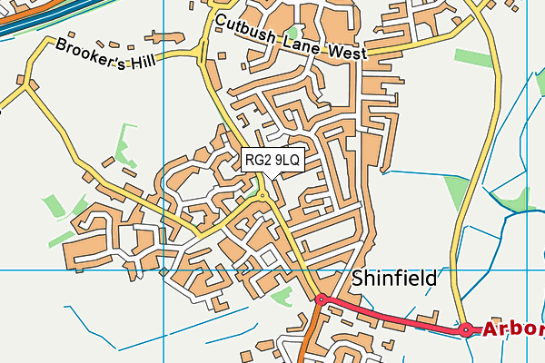 RG2 9LQ map - OS VectorMap District (Ordnance Survey)