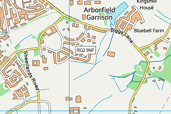 RG2 9NP map - OS VectorMap District (Ordnance Survey)