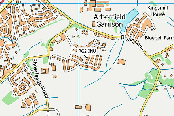 RG2 9NU map - OS VectorMap District (Ordnance Survey)