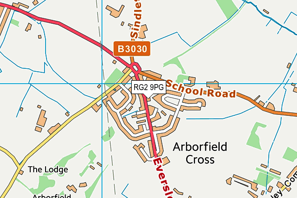 RG2 9PG map - OS VectorMap District (Ordnance Survey)