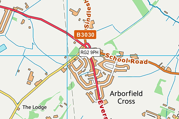 RG2 9PH map - OS VectorMap District (Ordnance Survey)