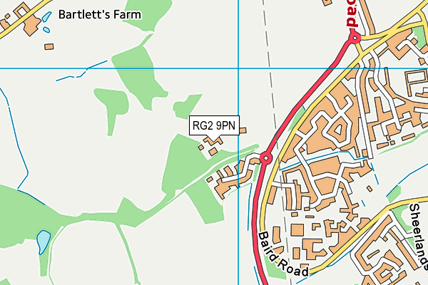 RG2 9PN map - OS VectorMap District (Ordnance Survey)