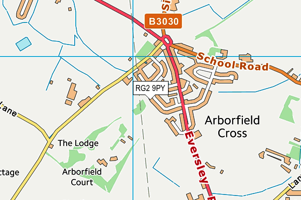 RG2 9PY map - OS VectorMap District (Ordnance Survey)