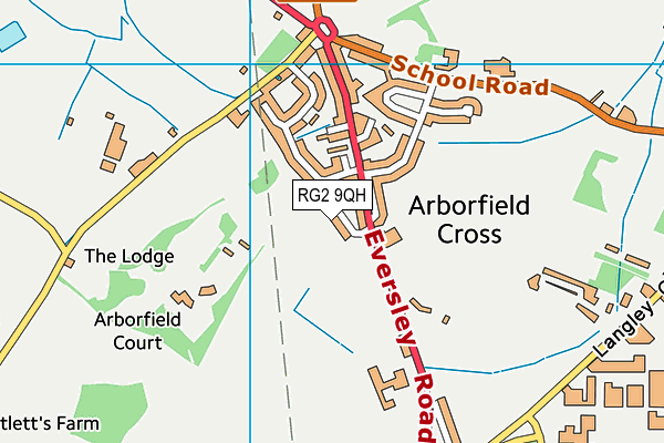 RG2 9QH map - OS VectorMap District (Ordnance Survey)