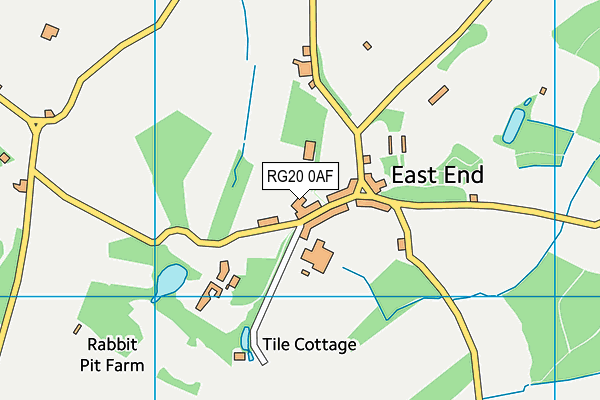St Martin's East Woodhay Church of England (Aided) Primary School map (RG20 0AF) - OS VectorMap District (Ordnance Survey)