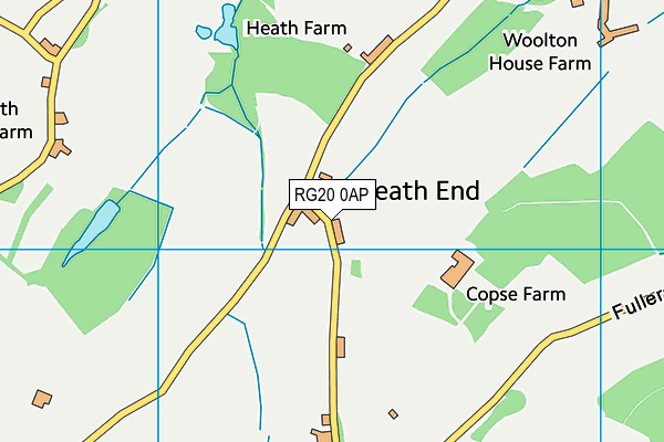 East Woodhay Cricket Club map (RG20 0AP) - OS VectorMap District (Ordnance Survey)